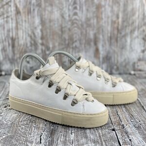 Allsaints Womens Bailey Sneaker White Leather Shoes Size EU 36 /‎ US 5